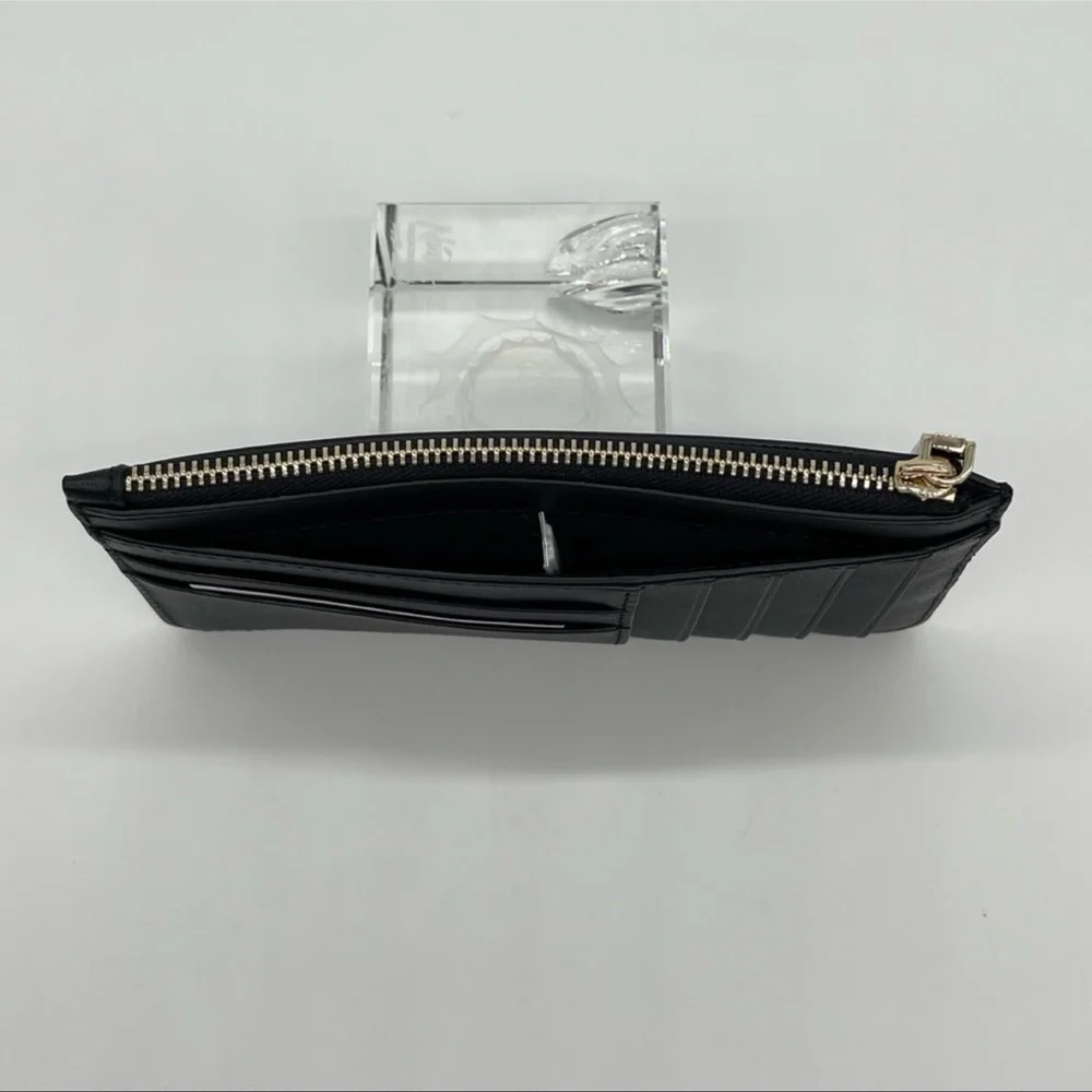 Kate Spade Slim Card Holder Wallet Black - Picture 8 of 9